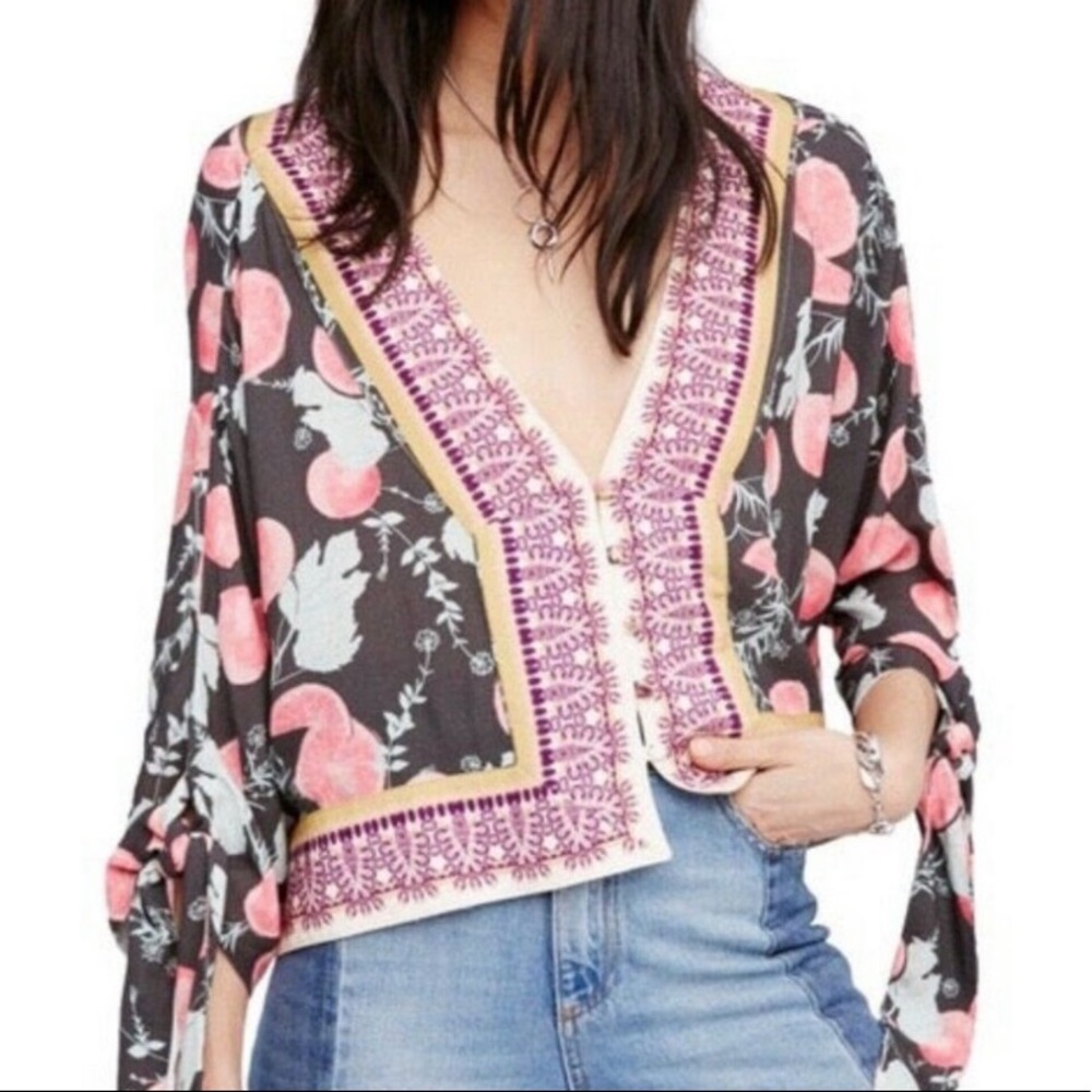 Free People Freshly Squeezed Blouse